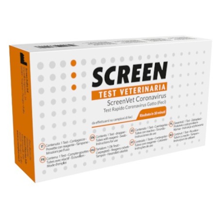 Screen Pharma Screenvet Test Rapido Coronavirus Feci Gatto