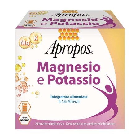 Desa Pharma Apropos Magnesio Potassio 24 Bustine Gusto Arancia