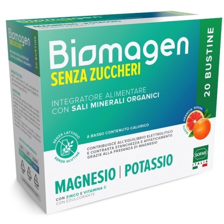 Sofar Biomagen Senza Zuccheri integratore 20 Bustine