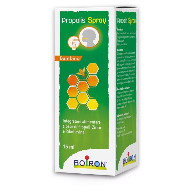 Boiron Propolis Spray Bambino integratore 15 Ml