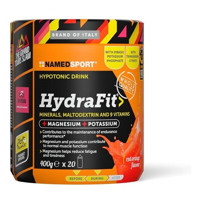 Namedsport Hydrafit integratore salino 400 grammi x 20