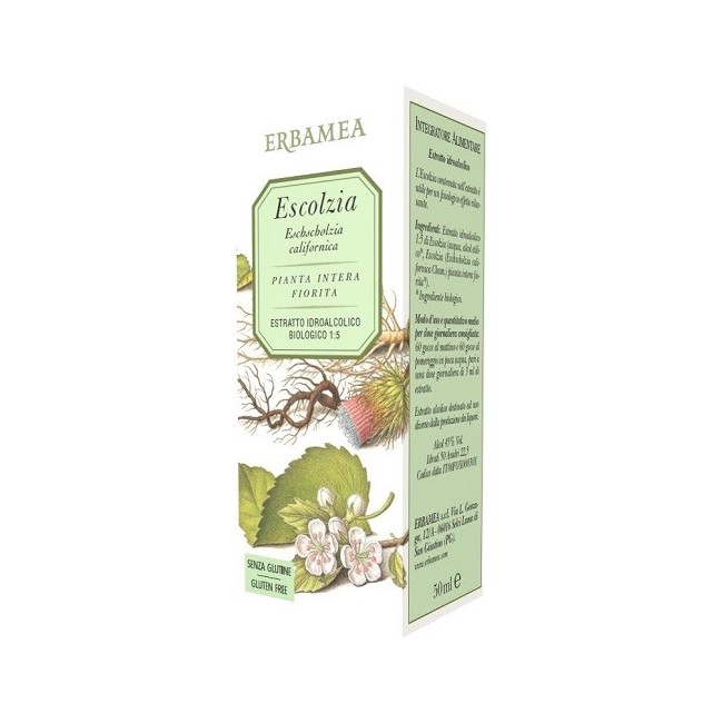 Erbamea Escolzia estratto idroalcolico gocce 50 Ml