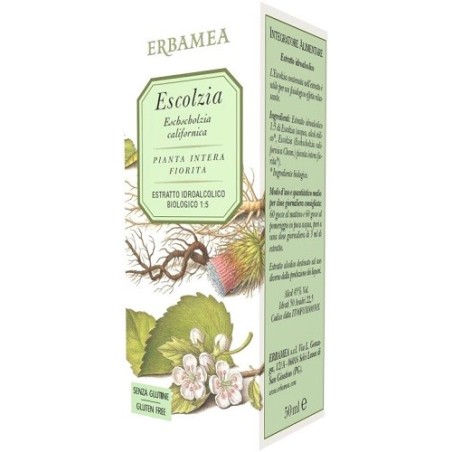 Erbamea Escolzia estratto idroalcolico gocce 50 Ml