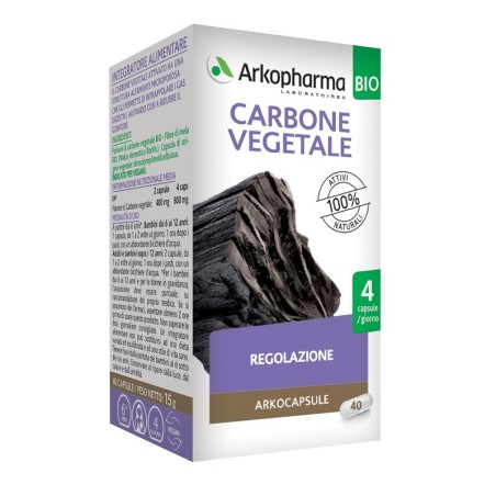 Arkofarm Arko Capsule Carbone Vegetale Bio 40 Capsule