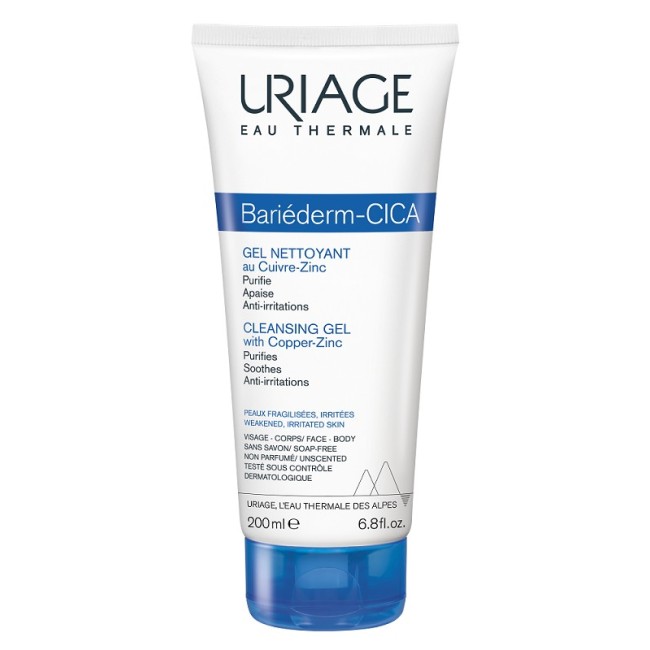 Uriage Laboratoires Dermatolog Bariederm Cica Gel Nettoyant