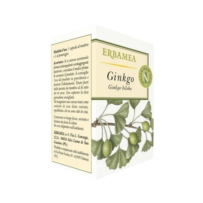 Erbamea Ginkgo integratore 50 Opercoli