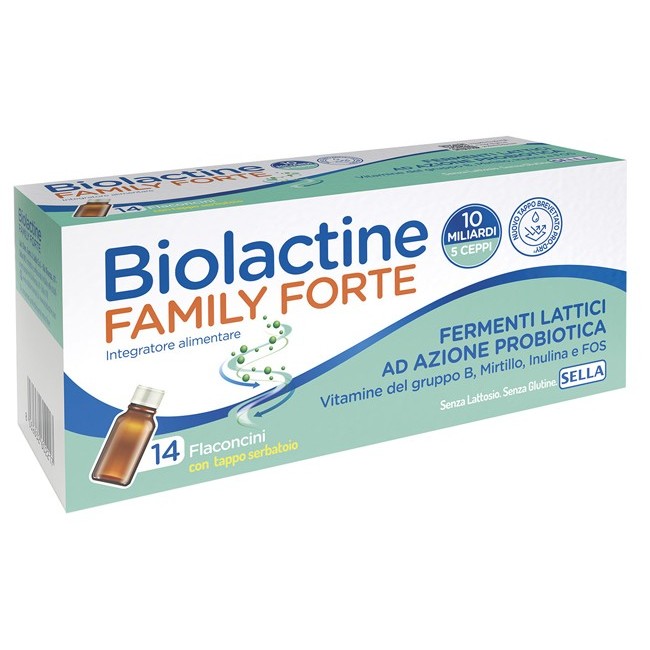 Sella Biolactine Family Forte 10 Miliardi 14 Flaconcini Da 9 Ml