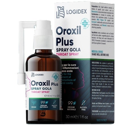 Logidex Oroxil Plus Spray Gola 50 Ml