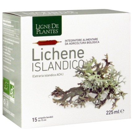 Natura Service Ligne De Plantes Lichene Islandico 15 Ampolle X 15 Ml