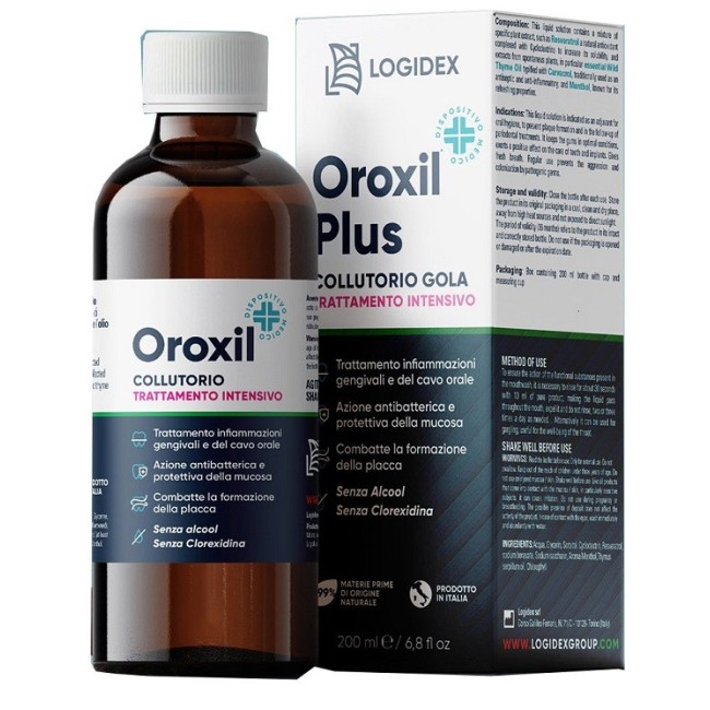 Logidex Oroxil Plus Collutorio Gola denti e impianti 200ml