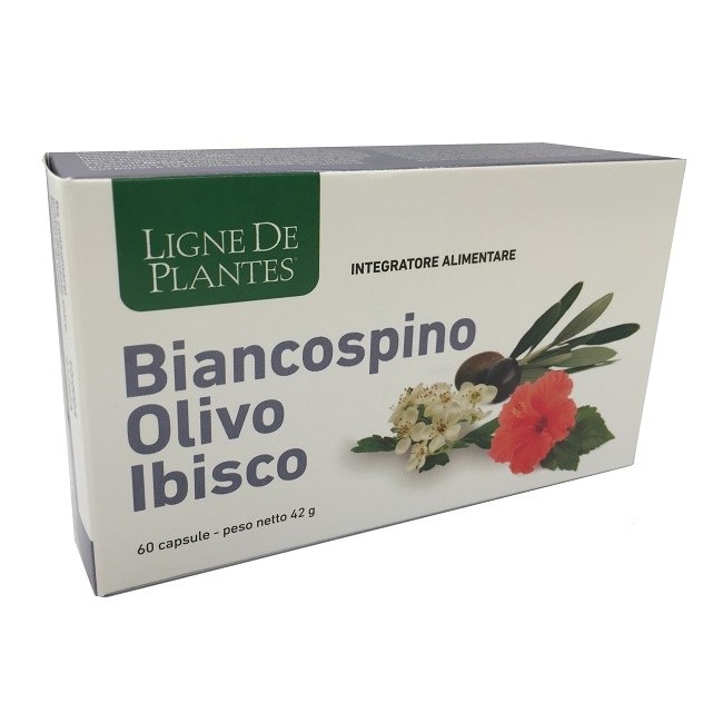 Natura Service Biancospino Olivo Ibisco 60 Capsule