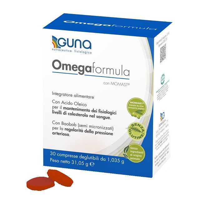 Guna Omegaformula 30 Compresse per il colesterolo