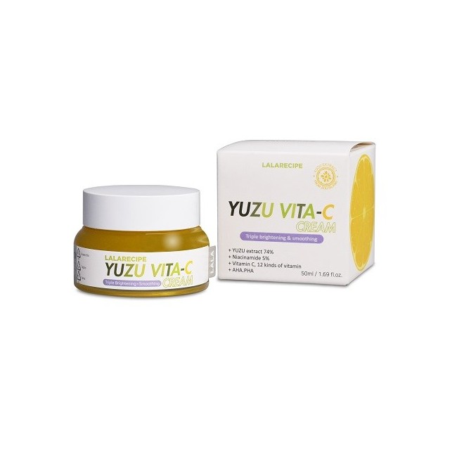 Seoul Cosmetics Co Lalarecipe Yuzu Vita C Cream 50 Ml