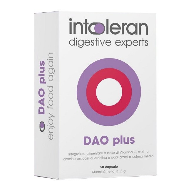 Intoleran Dao Plus integratore 50 Capsule