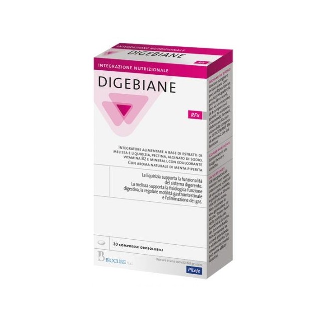 Biocure Digebiane rfx integratore digestivo 20 compresse