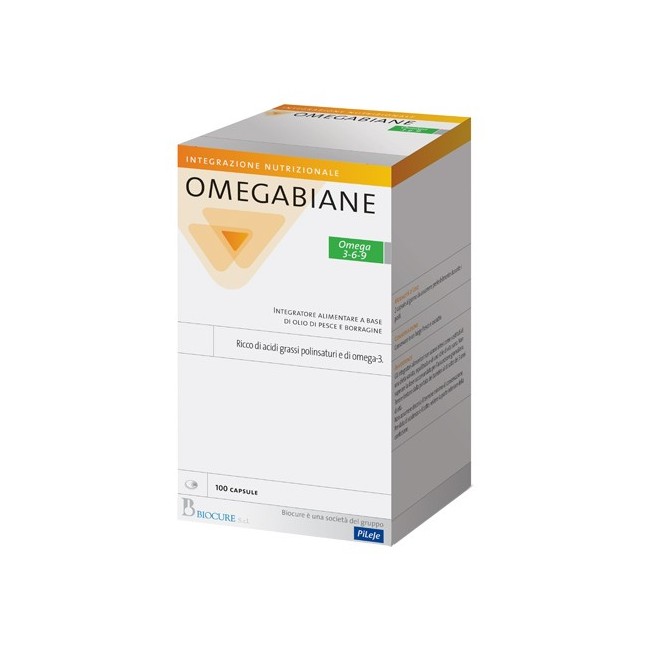 Biocure Omegabiane 3-6-9 integratore 100 capsule