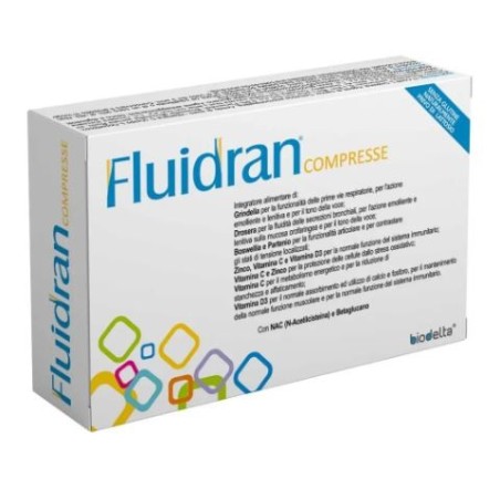 Biodelta Fluidran integratore 30 compress