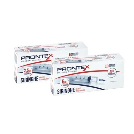 Safety Siringa Prontex 2,5 Ml Ago Indolore 10 Pezzi