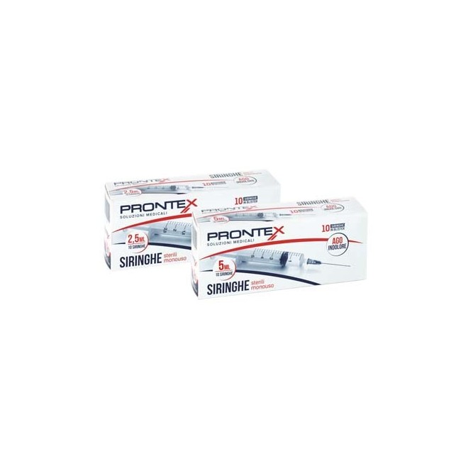 Safety Siringa Prontex 5 Ml Ago Indolore 10 Pezzi