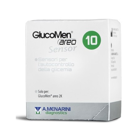 Strisce Glucomen Areo Sensor Per Analisi Del Glucosio 10 Pezzi