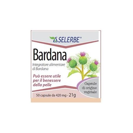 Biodue Bardana Estratto Secco Titolato 50 Capsule