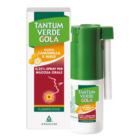 Tantum Verde Gola 0,25% Spray Camomilla E Miele 15 ml