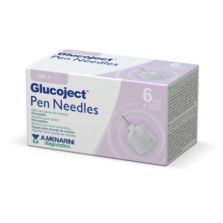 Glucoject Ago Per Penna Da Insulina 6 Mm Gauge 32 100 Pezzi