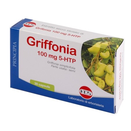 Kos Griffonia 100mg 5-htp integratore 30 Capsule