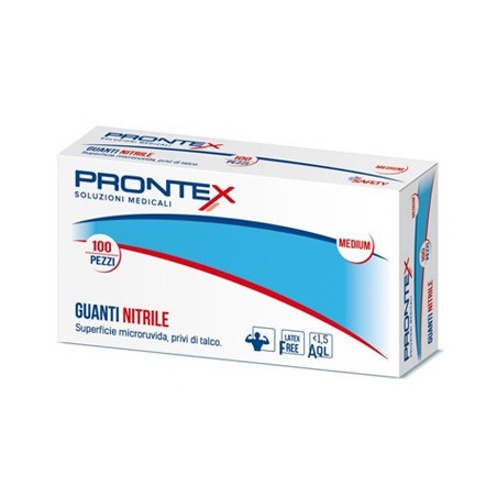 Safety Prontex Guanto In Nitrile Senza Polvere Piccolo 6/7 100 Pezzi