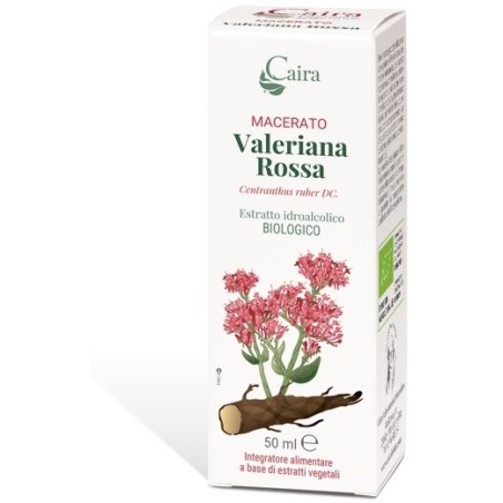 Caira Valeriana Rossa Macerato Idroalcolico Bio Gocce 50 Ml