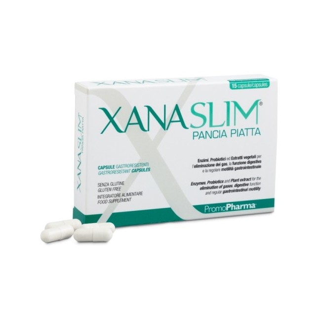 Promopharma Xanaslim Pancia Piatta 15 Capsule Gastroresistenti