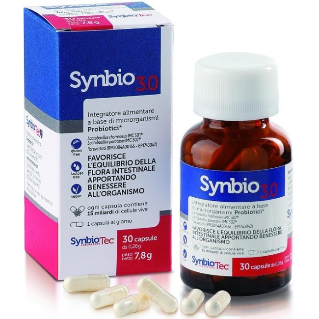 Synbiotec Synbio 3,0 integratore 30 Capsule