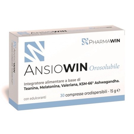 Pharmawin Ansiowin Integratore Orosolubile 30 Compresse