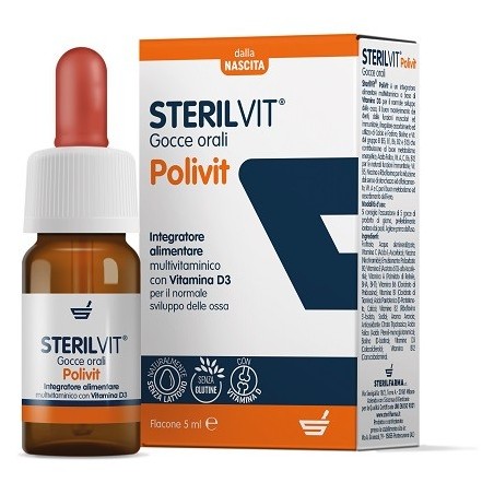 Sterilfarma Sterilvit Polivit integratore Gocce 5 Ml