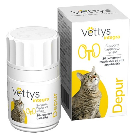 Pharmaidea Vettys Integra Depur Gatto 30 Compresse Masticabili