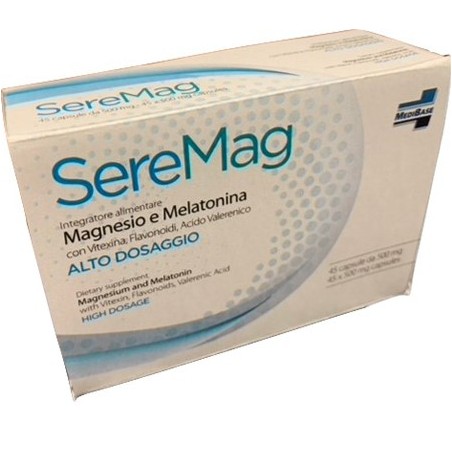 Medibase Seremag 45 Capsule di magnesio e melatonina