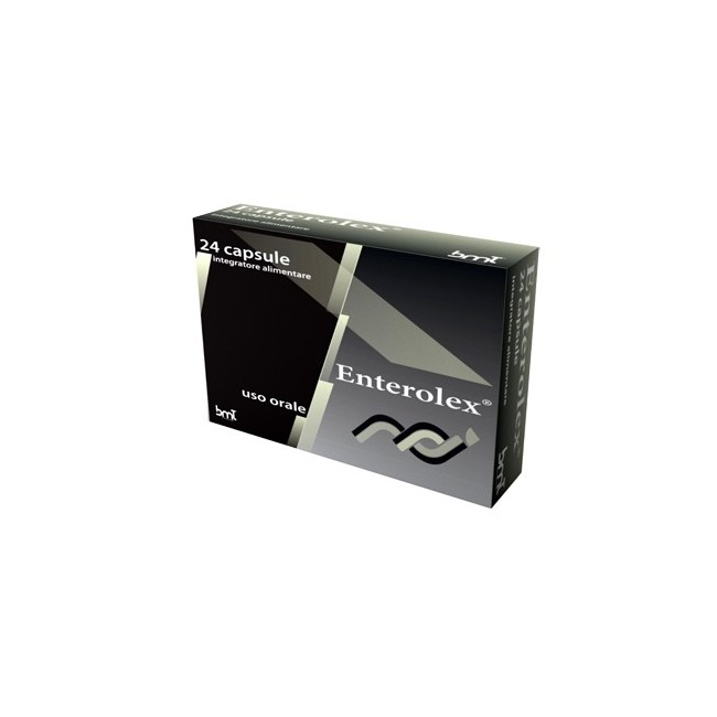 Bmt Pharma Enterolex integratore 24 Capsule