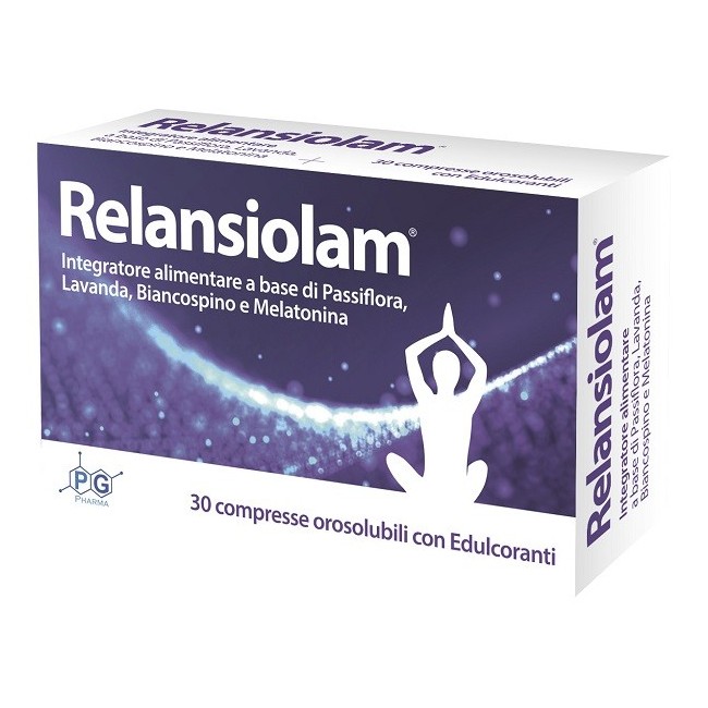 Pg Pharma Relansiolam integratore 30 Compresse