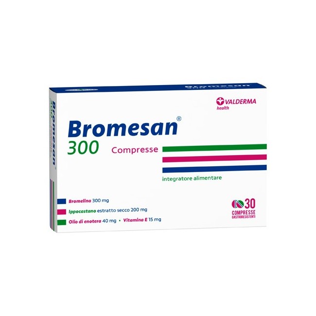 Valderma Bromesan 300 30 Compresse Gastroresistenti