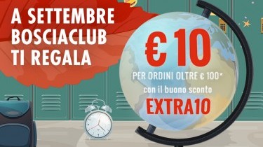 Extra sconto di € 10 per te