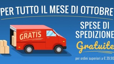 Spedizioni gratis da € 39,90!