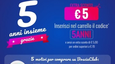 Bosciaclub compie 5 anni!