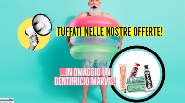 Dentifrici Marvis in omaggio