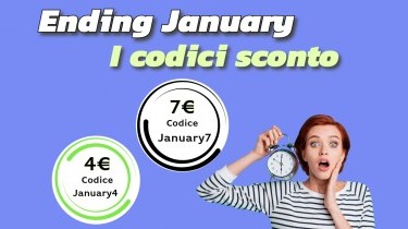 Ending january: I codici sconto di Gennaio