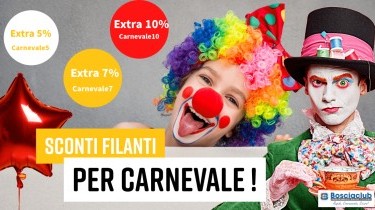 A carnevale ogni sconto vale