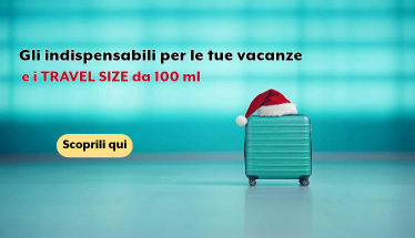 Gli indispensabili per le vacanze di Natale ed i travel size